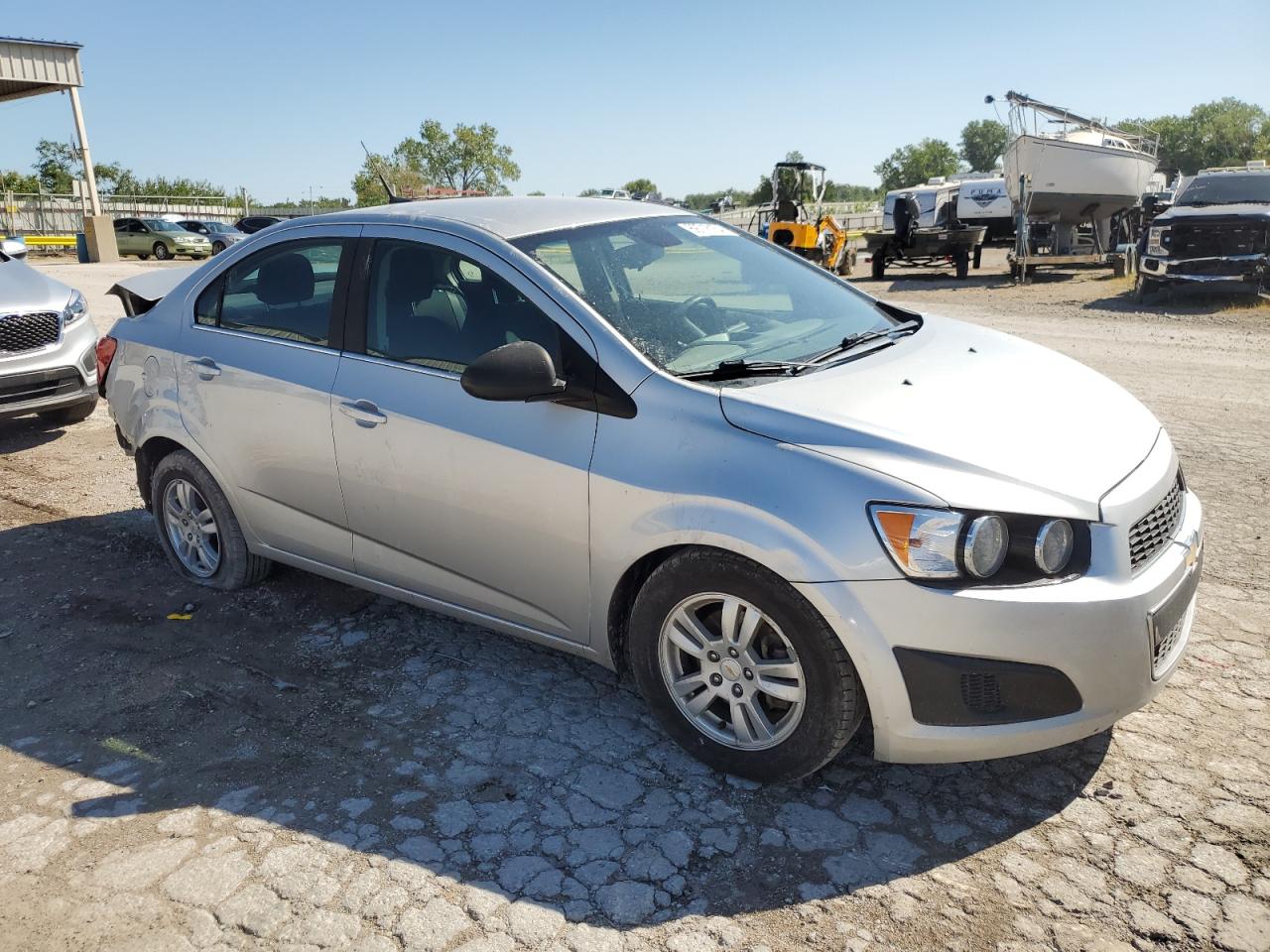 2012 Chevrolet Sonic VIN 1G1JC5SH5C4123052 Copart auction photo, rear end damage thumbnail 4