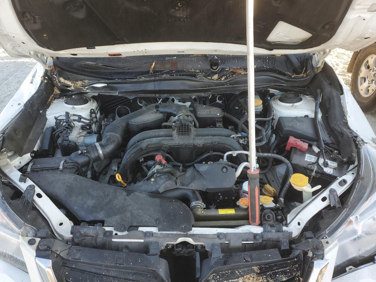 2018 Subaru Forester VIN JF2SJAGC2JH438857 Copart auction photo, top/roof damage thumbnail 11