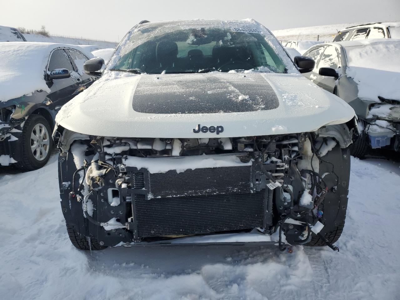 2018 Jeep Compass VIN 3C4NJDDB8JT341737 Copart auction photo, front end damage thumbnail 5