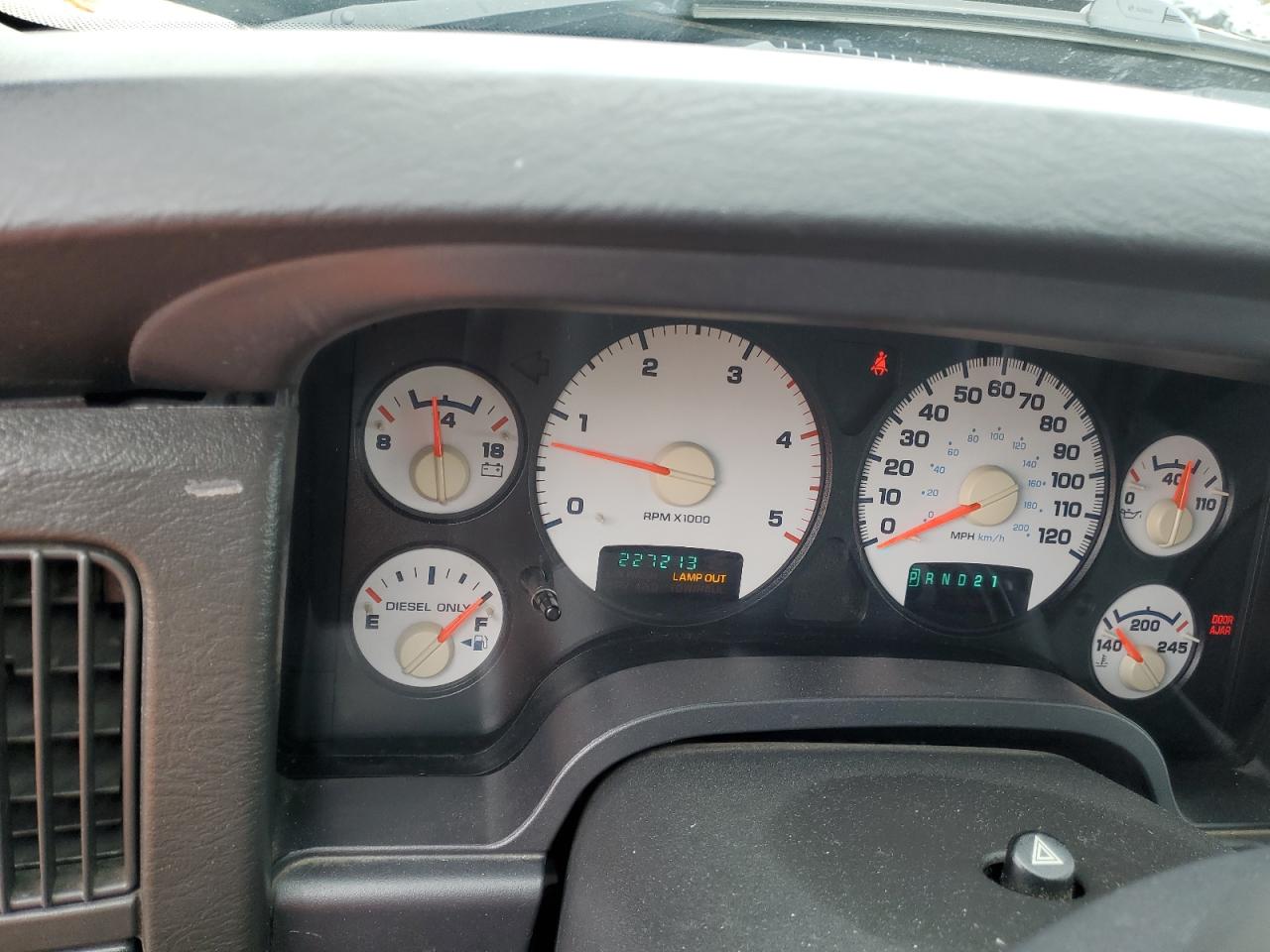 2005 Dodge RAM VIN 3D7KS28C15G732921 Copart auction photo, front end damage thumbnail 9