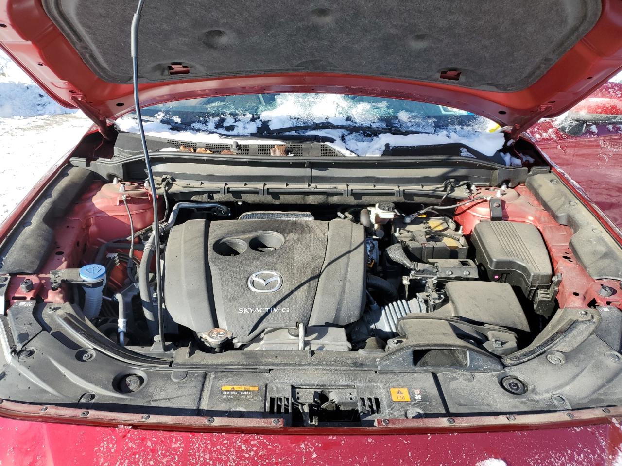 2021 Mazda CX-5 VIN JM3KFBCM9M0381118 Copart auction photo, undercarriage / minor dent/scratches damage thumbnail 14