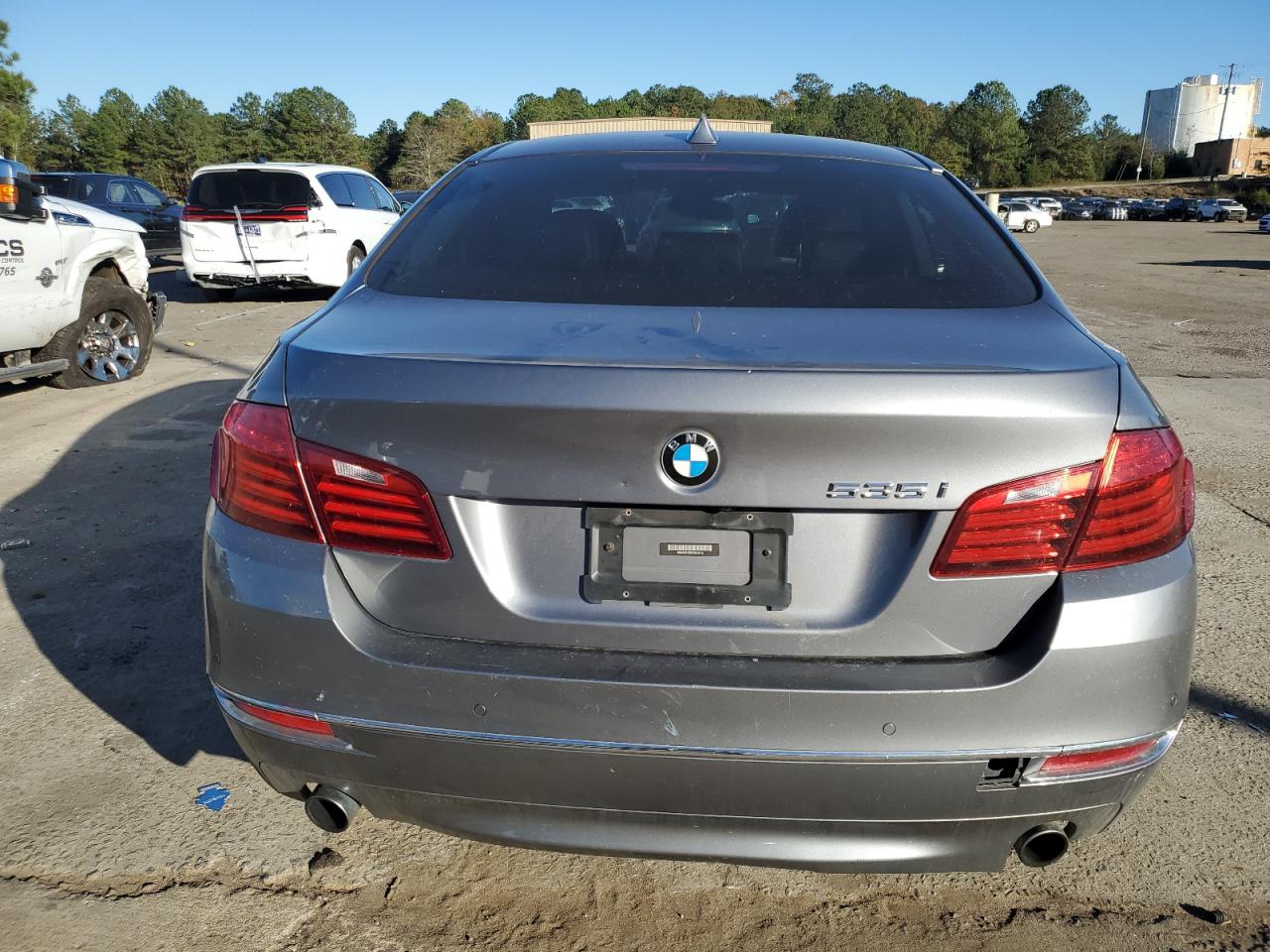 2015 BMW 5er VIN WBA5B1C55FD921514 Copart auction photo, front end damage thumbnail 6