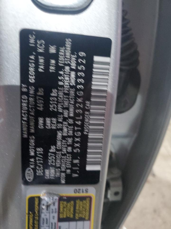 2019 KIA Optima VIN 5XXGT4L32KG333529 Copart auction photo, front end damage thumbnail 12