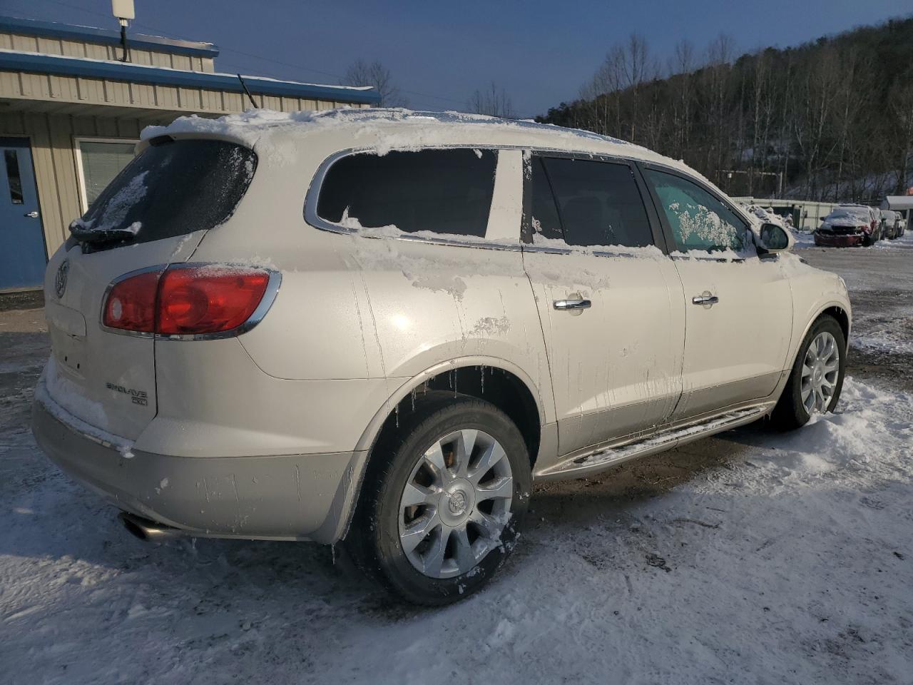 2010 Buick Enclave VIN 5GALVCED4AJ171987 Copart auction photo, front end / side damage thumbnail 3