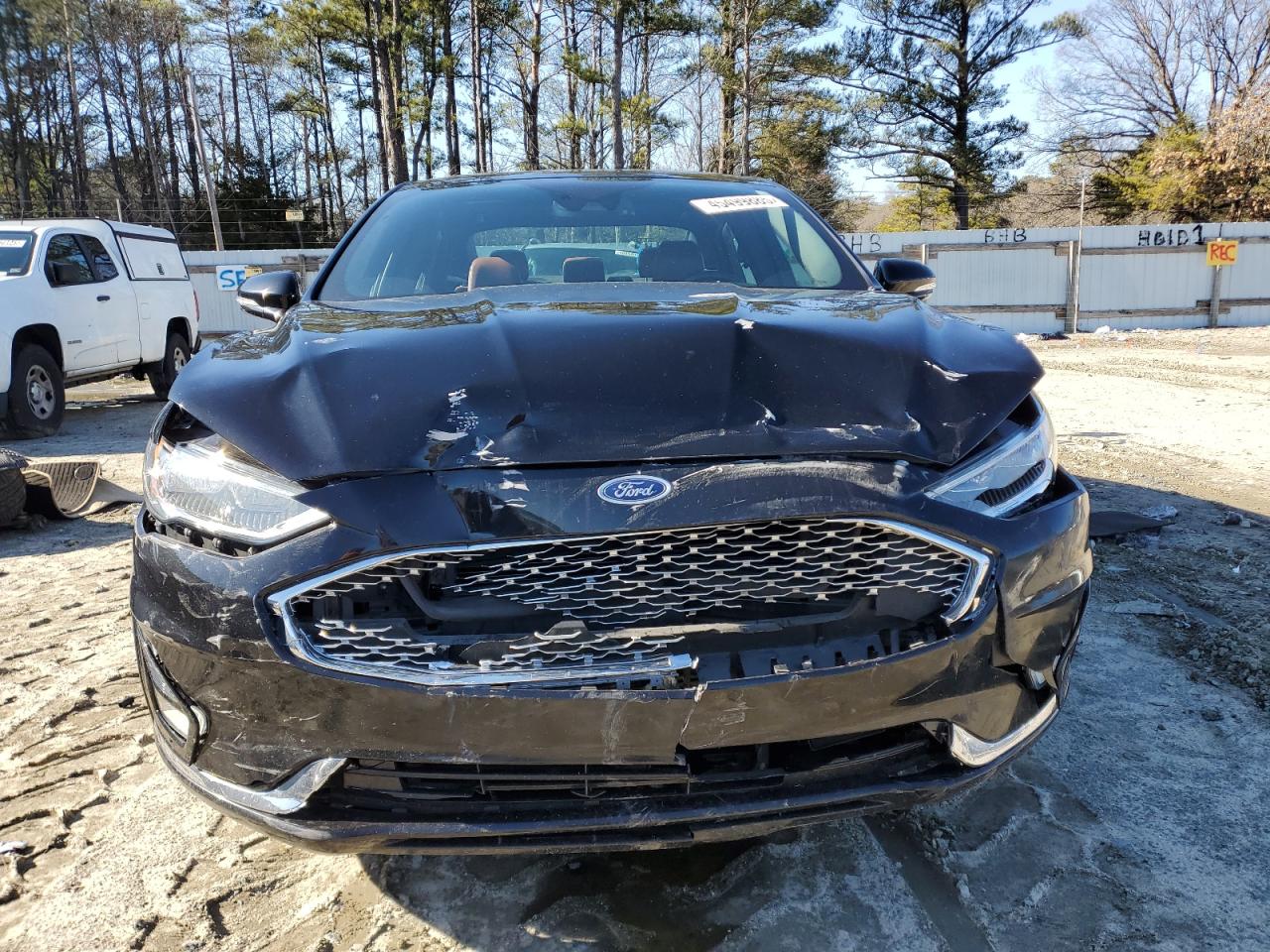 2020 Ford Fusion VIN 3FA6P0K99LR151592 Copart auction photo, front end damage thumbnail 5