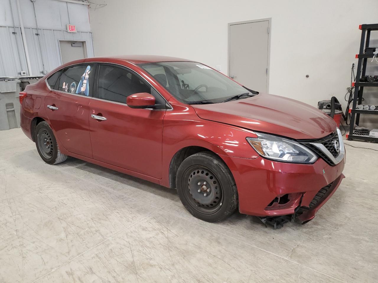 2017 Nissan Sentra VIN 3N1AB7APXHY290044 Copart auction photo, all over damage thumbnail 4