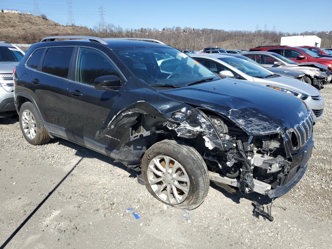 2019 Jeep Grand Cherokee VIN 1C4PJLCB3KD248278 Copart auction photo, front end damage thumbnail 4