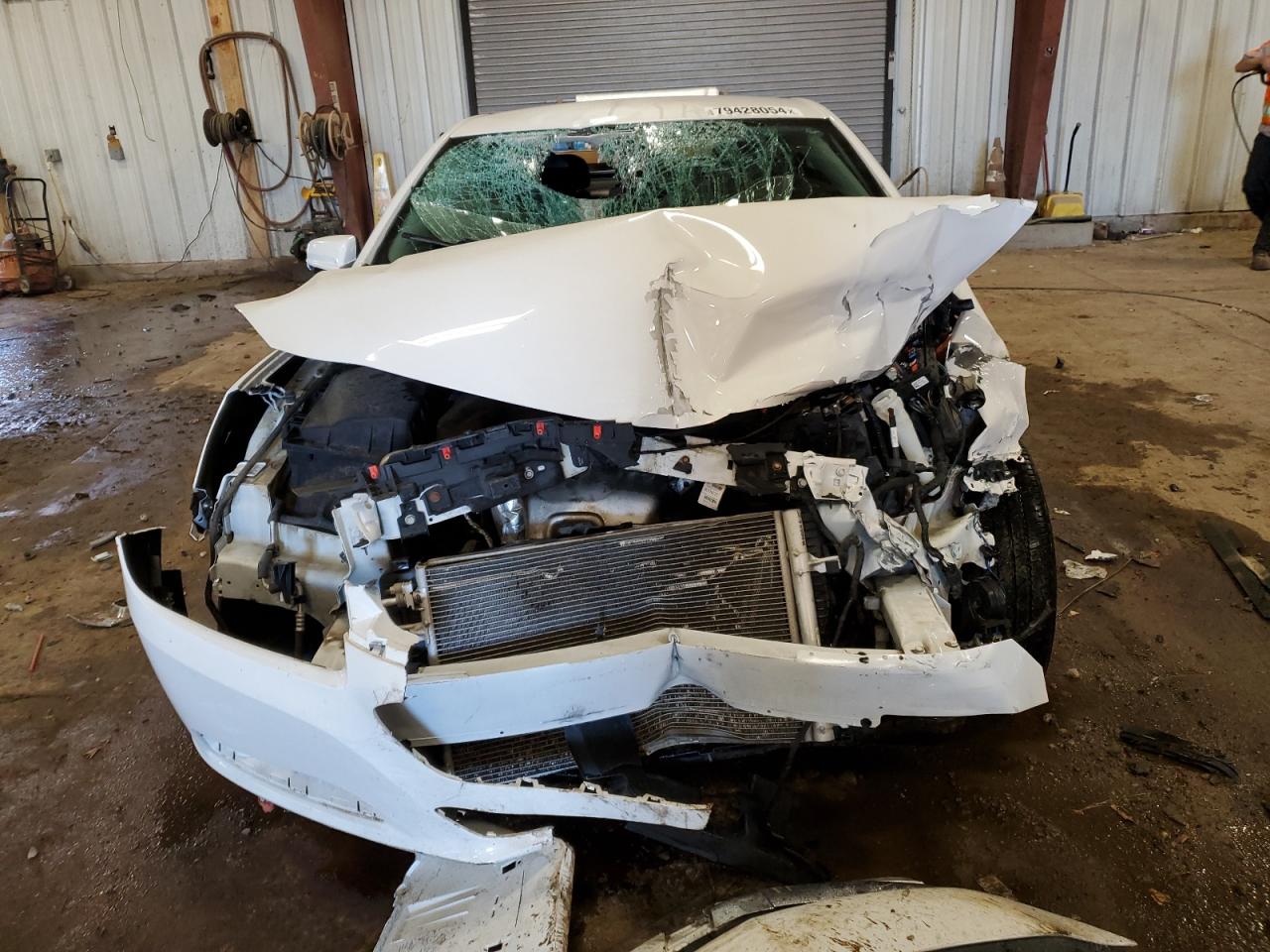 2015 Chevrolet Malibu VIN 1G11C5SLXFU149154 Copart auction photo, front end / side damage thumbnail 5