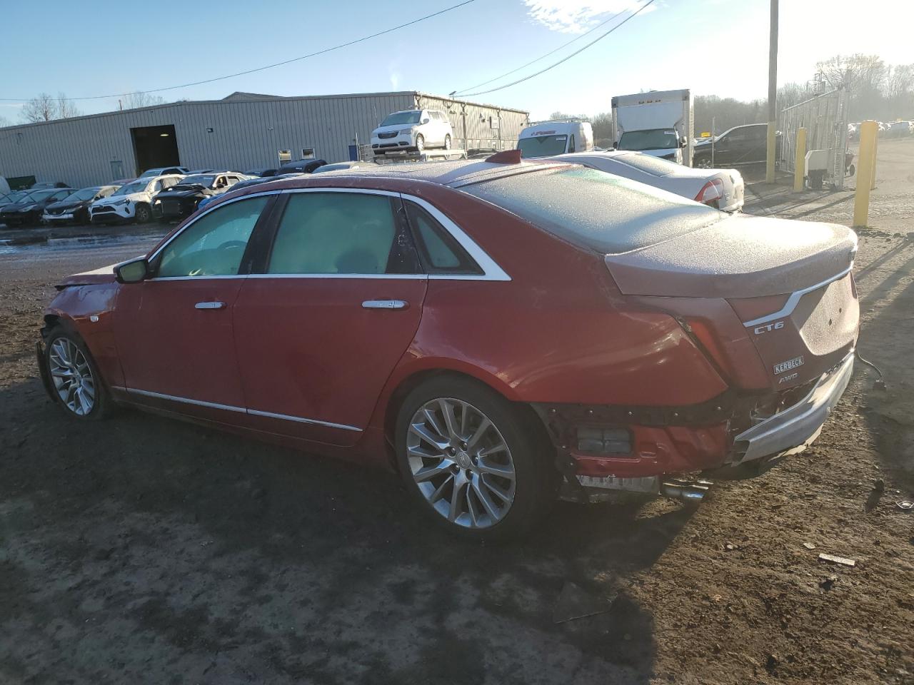 2019 Cadillac CT6 VIN 1G6KB5RS7KU141246 Copart auction photo, all over damage thumbnail 2