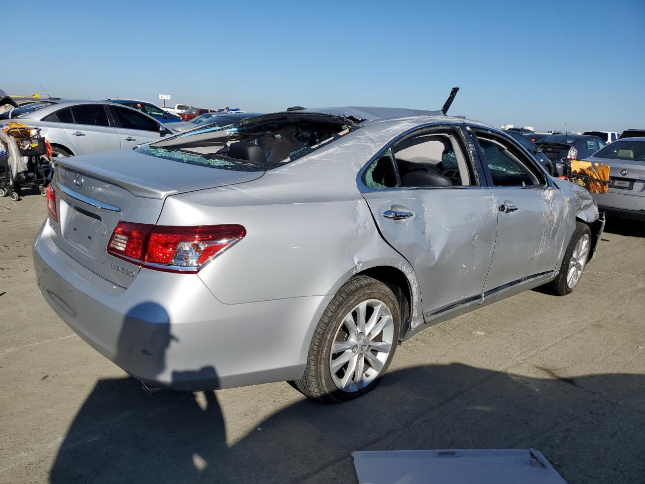 2010 Lexus ES VIN JTHBK1EG1A2379366 Copart auction photo, all over damage thumbnail 3