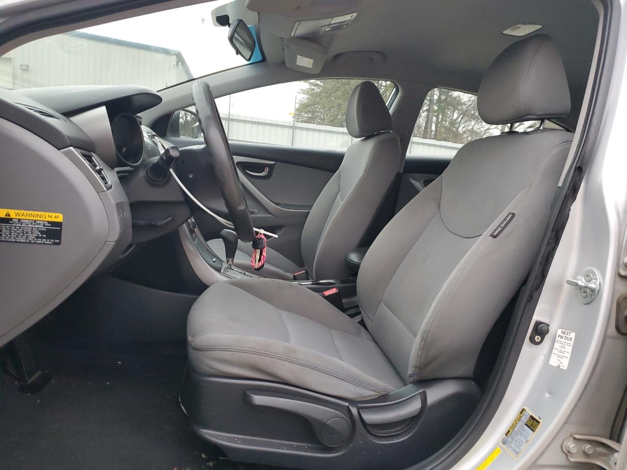 2013 Hyundai Elantra VIN KMHDH4AE9DU723402 Copart auction photo, front end damage thumbnail 7