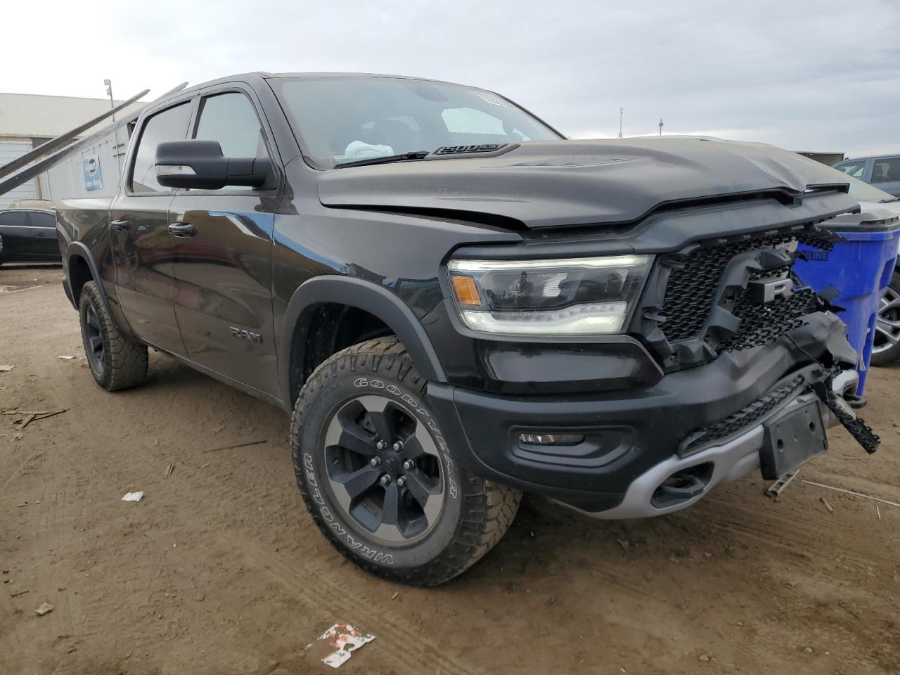 2019 RAM 1500 VIN 1C6SRFLT9KN897386 Copart auction photo, front end damage thumbnail 4