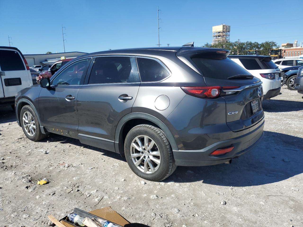 2018 Mazda CX-9 VIN JM3TCACY2J0216288 Copart auction photo, front end / side damage thumbnail 2