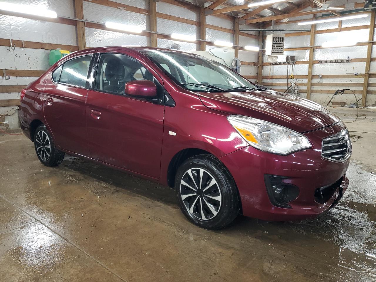 2017 Mitsubishi Mirage VIN ML32F3FJ3HHF20026 Copart auction photo, front end damage thumbnail 4