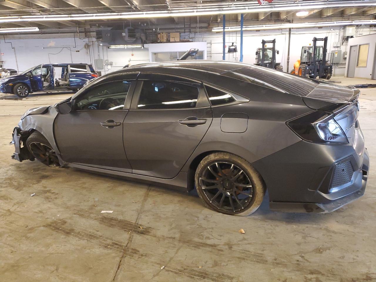 2019 Honda Civic VIN 2HGFC2F81KH576531 Copart auction photo, front end / minor dent/scratches damage thumbnail 2