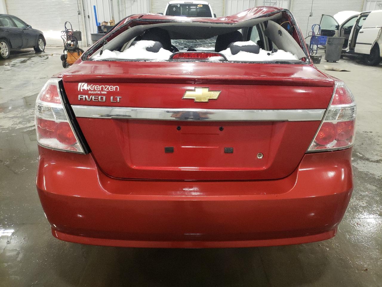 2011 Chevrolet Aveo VIN KL1TD5DE9BB233345 Copart auction photo, all over damage thumbnail 6