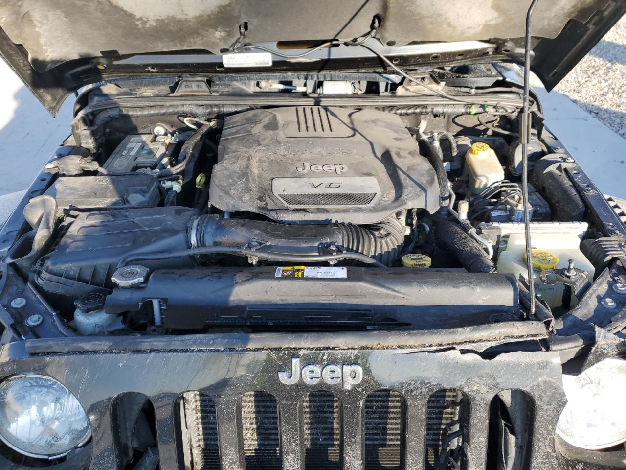 2016 Jeep Wrangler VIN 1C4HJWFG5GL197439 Copart auction photo, rollover damage thumbnail 12