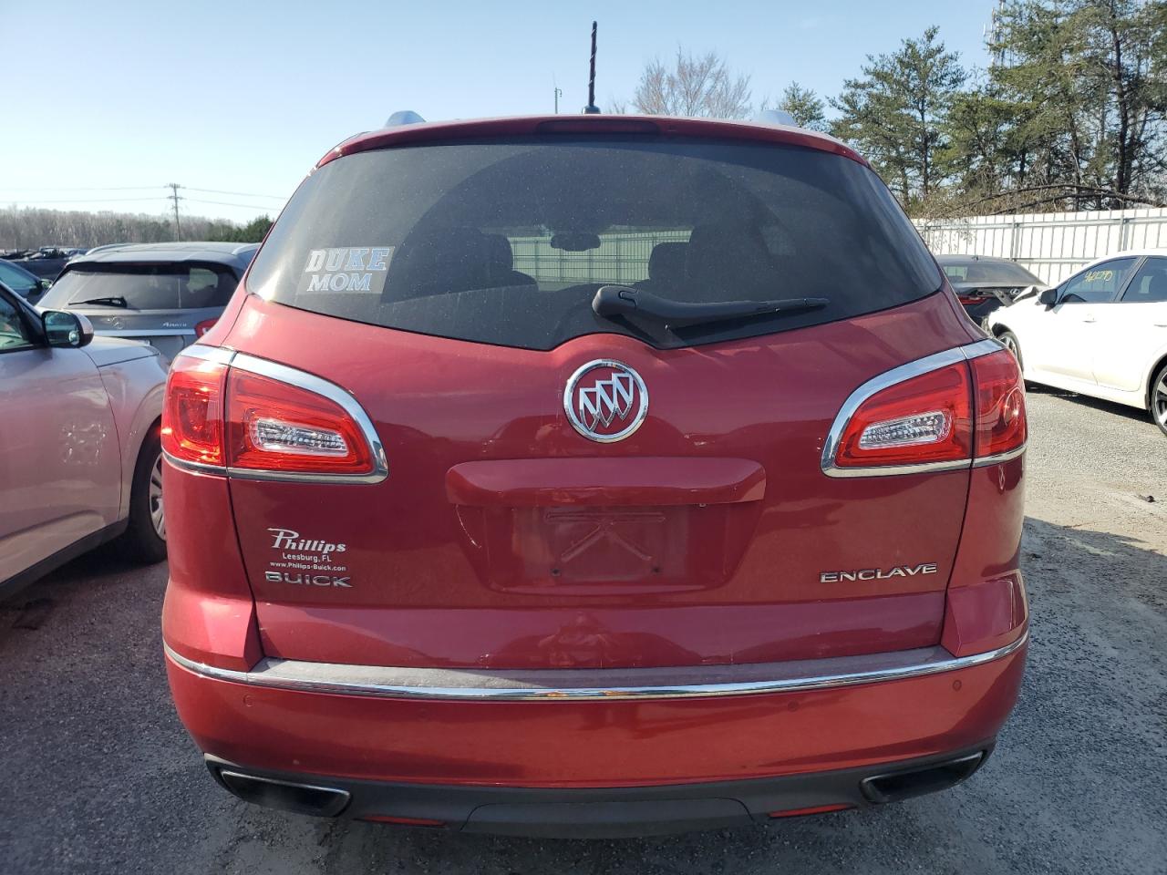 2013 Buick Enclave VIN 5GAKRDKD2DJ244479 Copart auction photo, front end / side damage thumbnail 6