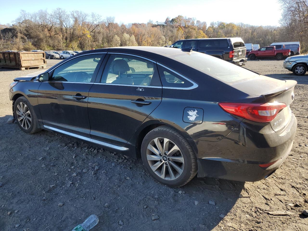 2017 Hyundai Sonata VIN 5NPE34AF5HH495933 Copart auction photo, front end / minor dent/scratches damage thumbnail 2