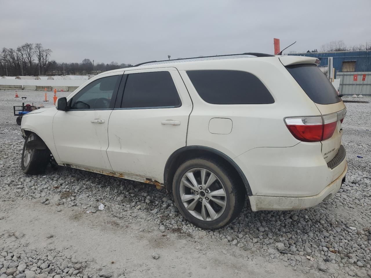 2012 Dodge Durango VIN 1C4RDJDG0CC121283 Copart auction photo, front end / burn damage thumbnail 2