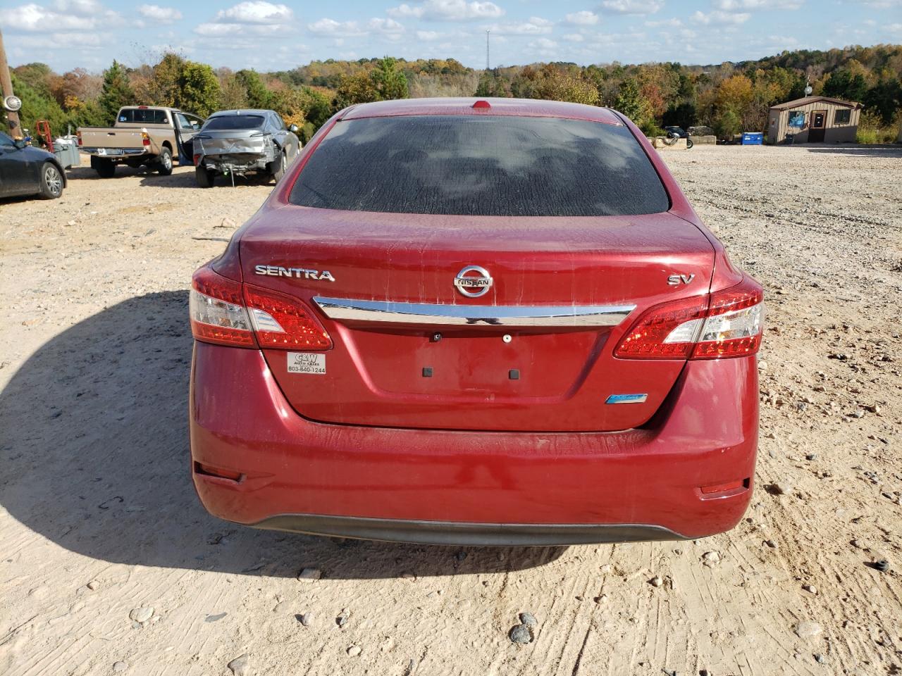 2013 Nissan Sentra VIN 3N1AB7AP0DL659761 Copart auction photo, front end / mechanical damage thumbnail 6