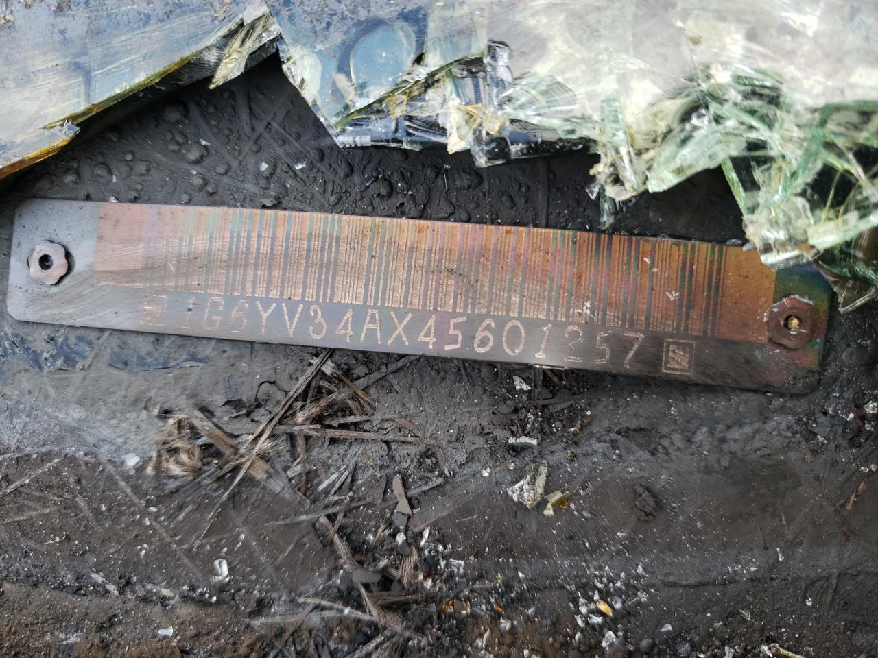 2004 Cadillac XLR VIN 1G6YV34AX45601257 Copart auction photo, burn damage thumbnail 12