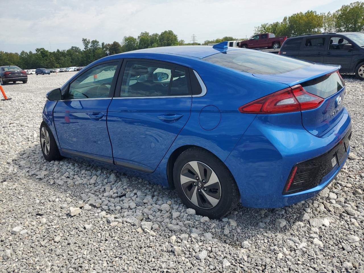 2018 Hyundai IONIQ VIN KMHC75LC7JU102493 Copart auction photo, front end / side damage thumbnail 2