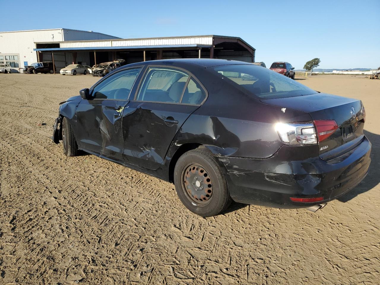 2015 Volkswagen Jetta VIN 3VW2K7AJ9FM419650 Copart auction photo, all over damage thumbnail 2