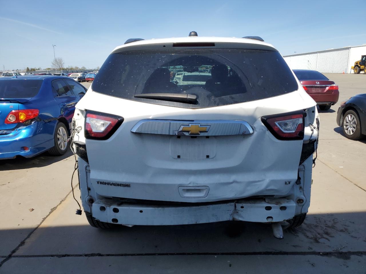 2017 Chevrolet Traverse VIN 1GNKRGKD7HJ308190 Copart auction photo, rear end damage thumbnail 6