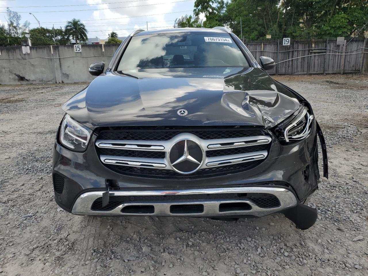2021 Mercedes-Benz GLC VIN W1N0G8DB2MV320766 Copart auction photo, front end damage thumbnail 5