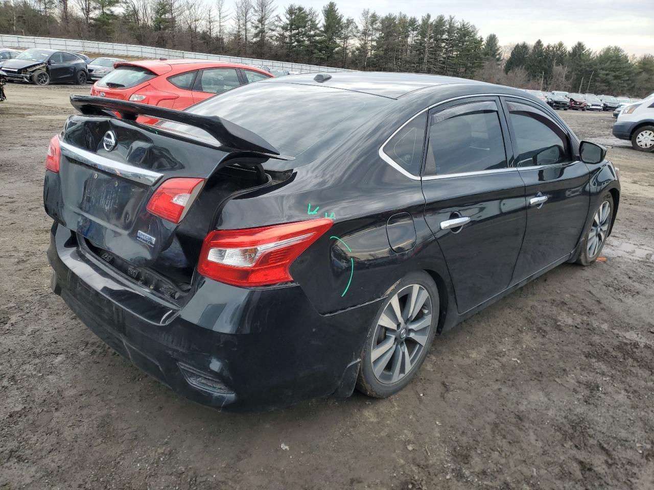 2019 Nissan Sentra VIN 3N1AB7AP5KY394996 Copart auction photo, rear end / front end damage thumbnail 3