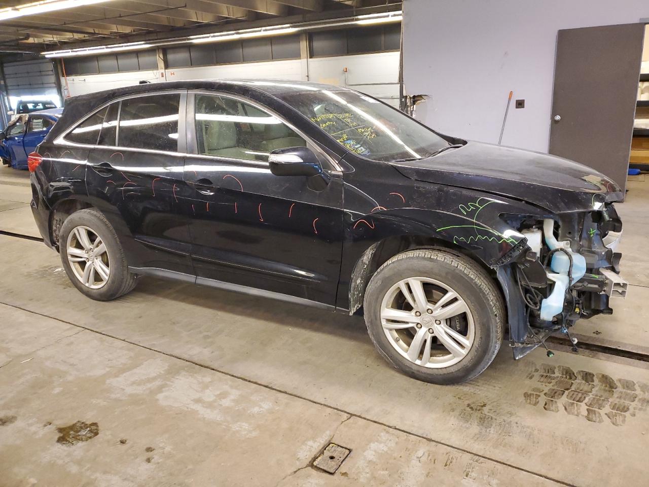 2014 Acura RDX VIN 5J8TB4H56EL007301 Copart auction photo, front end damage thumbnail 4