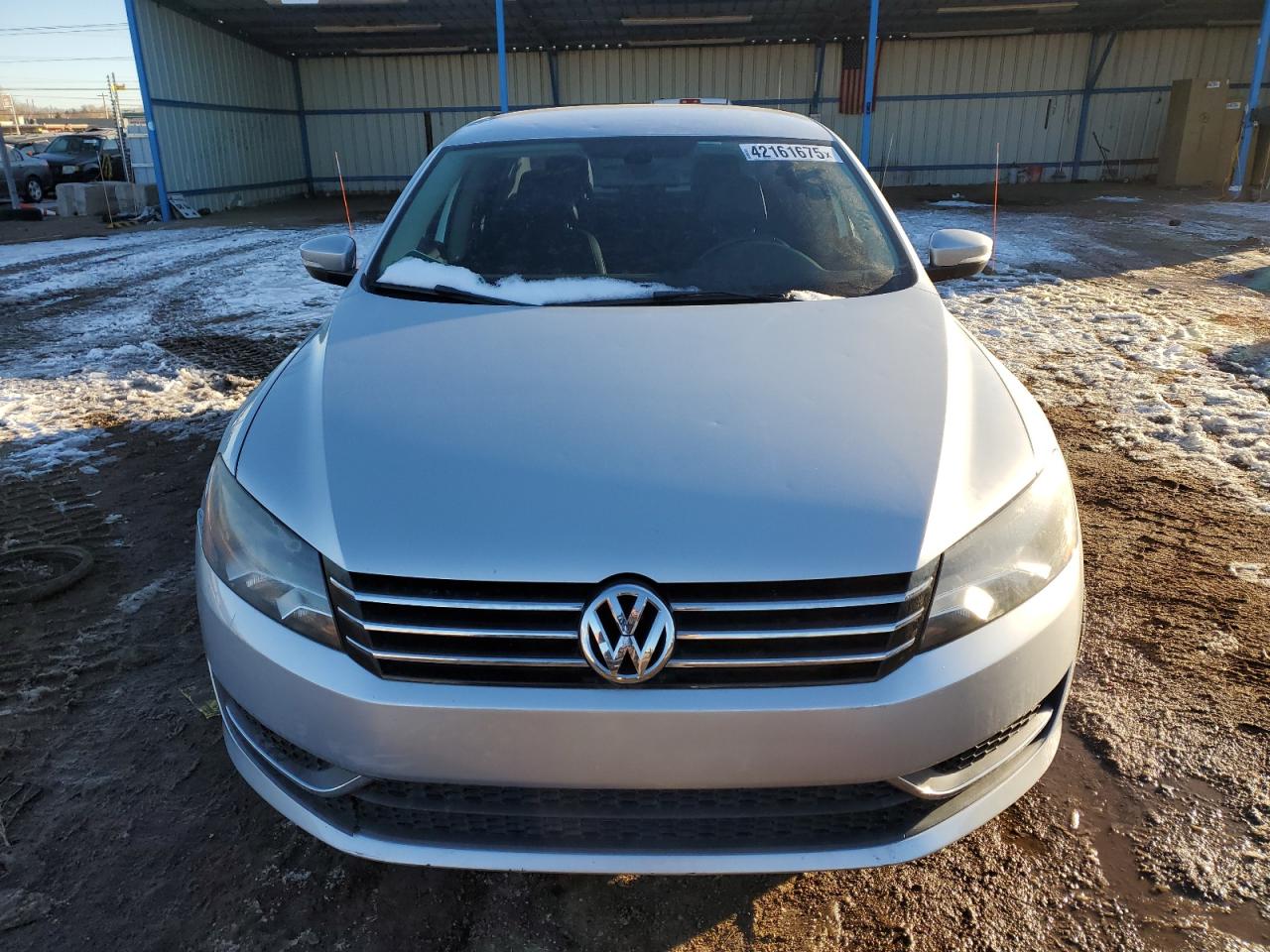 2014 Volkswagen Passat VIN 1VWBS7A37EC121129 Copart auction photo, rear end / hail damage thumbnail 5
