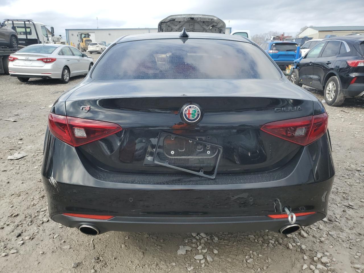 2021 Alfa Romeo Giulia VIN ZARFANBN1M7644185 Copart auction photo, front end damage thumbnail 6