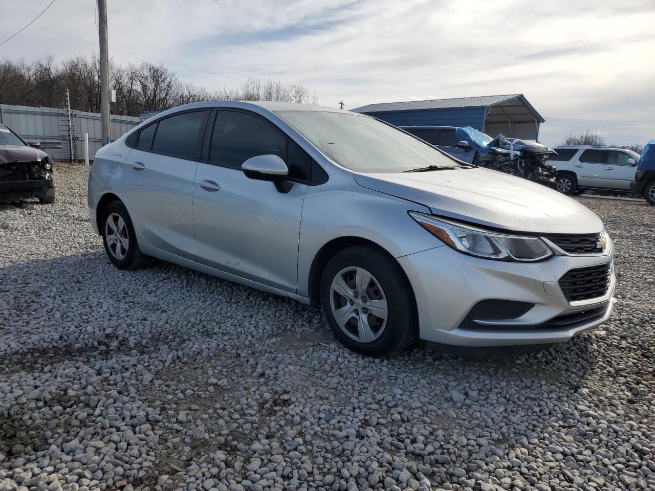 2018 Chevrolet Cruze VIN 1G1BC5SM3J7168505 Copart auction photo, all over damage thumbnail 4