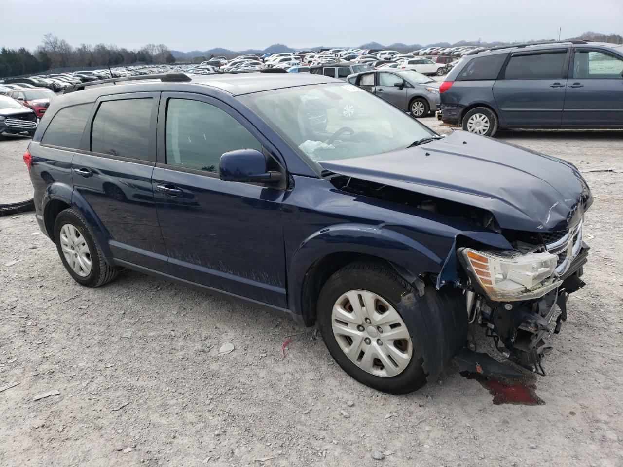 2019 Dodge Journey VIN 3C4PDCBB3KT718022 Copart auction photo, front end / mechanical damage thumbnail 4
