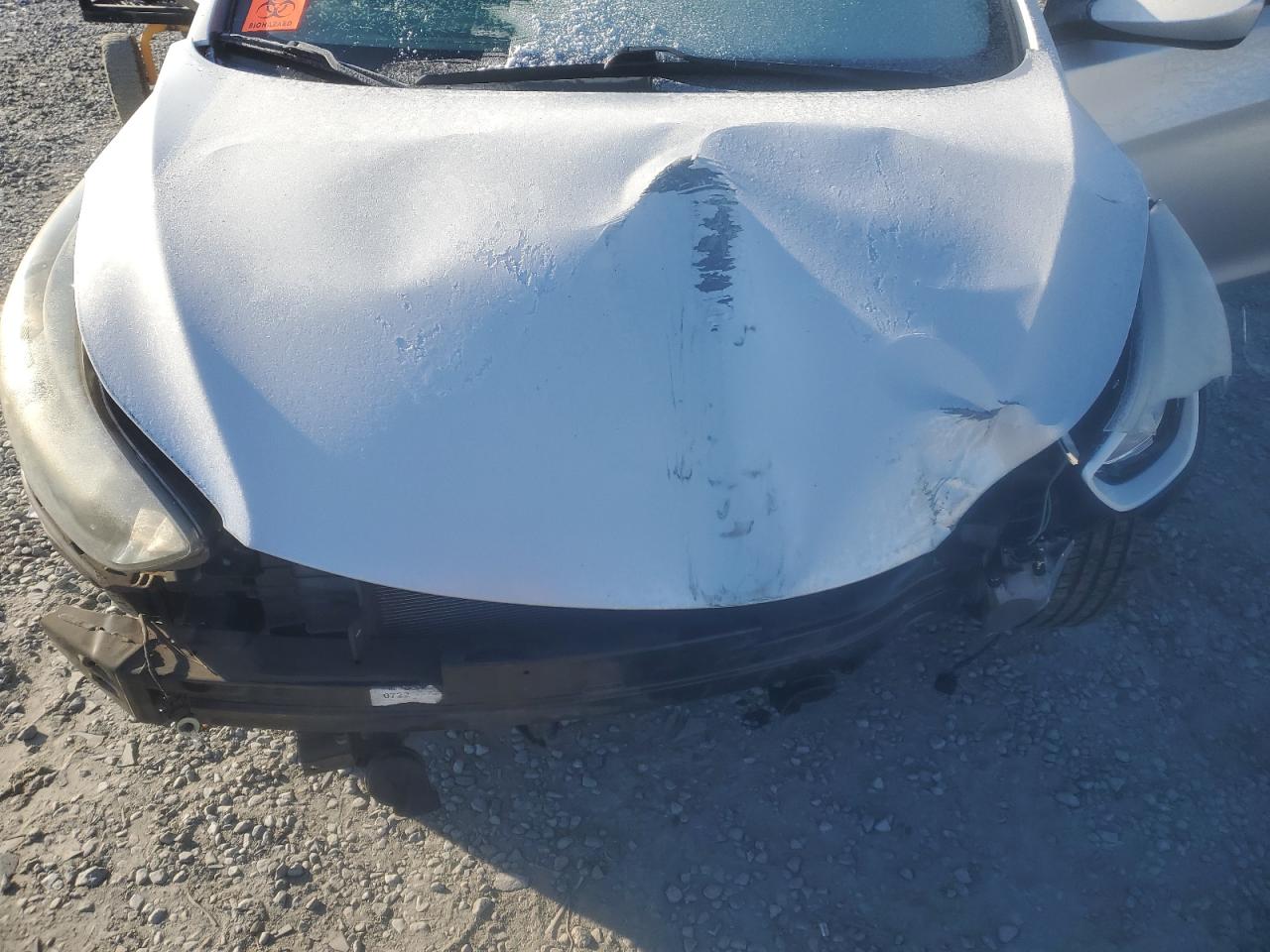 2015 Hyundai Elantra VIN 5NPDH4AEXFH602914 Copart auction photo, front end / side damage thumbnail 12