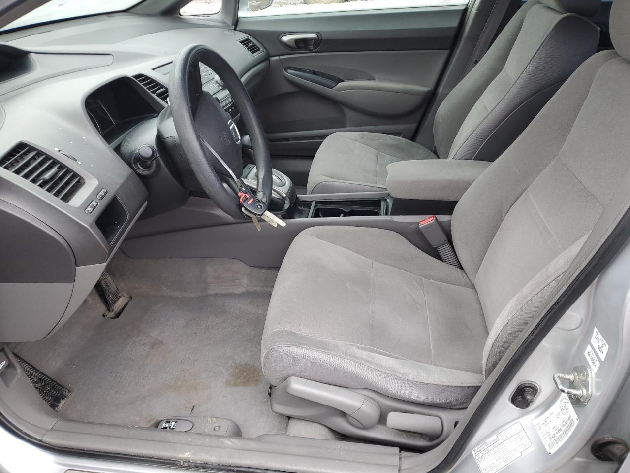 2007 Honda Civic VIN 2HGFA16577H100491 Copart auction photo, side / minor dent/scratches damage thumbnail 7