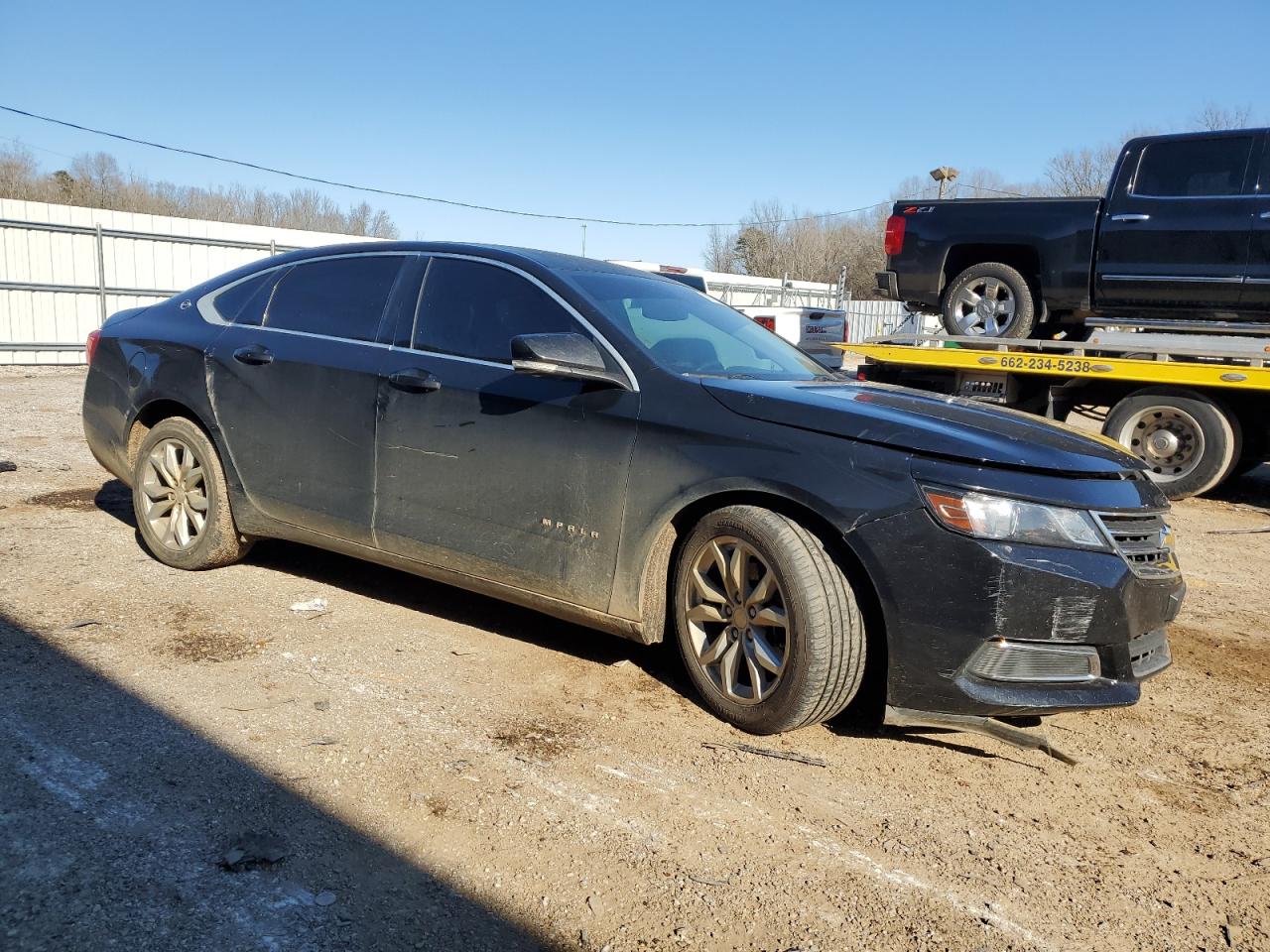2017 Chevrolet Impala VIN 1G1105S39HU183856 Copart auction photo, front end / undercarriage damage thumbnail 4