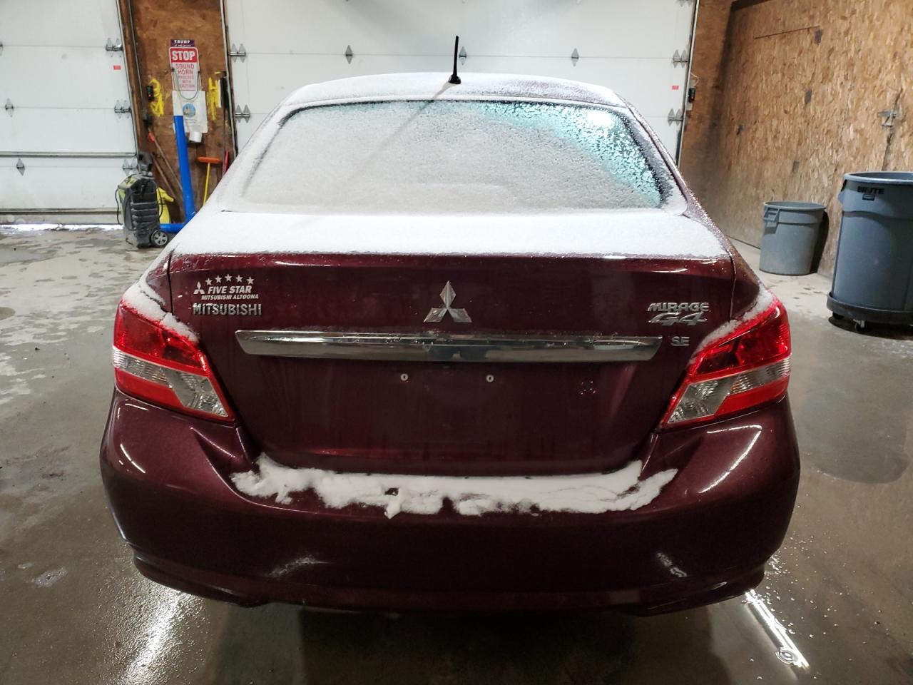 2019 Mitsubishi Mirage VIN ML32F4FJ8KHF15031 Copart auction photo, front end / side damage thumbnail 6