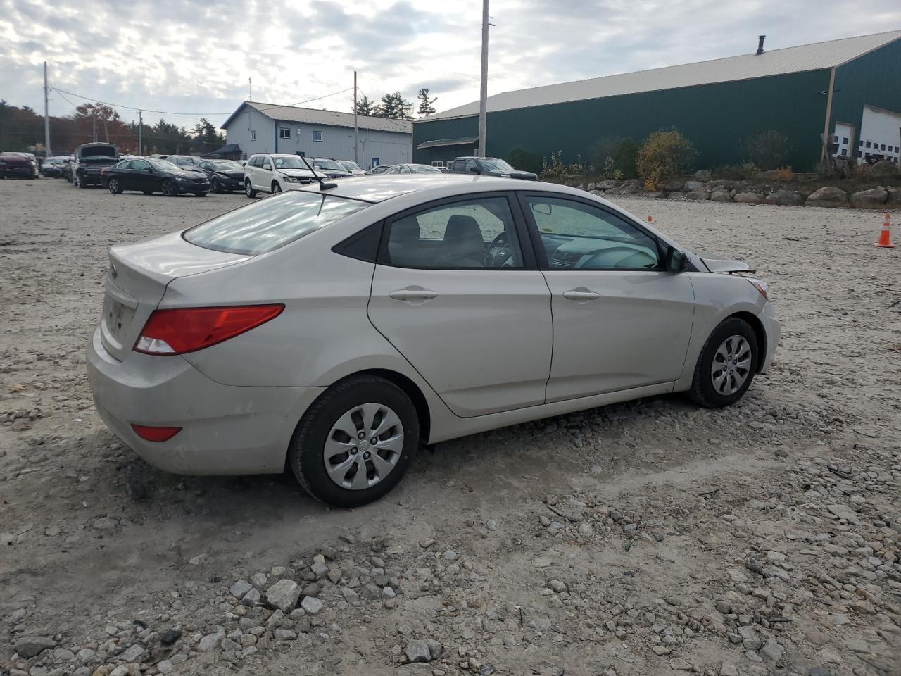 2017 Hyundai Accent VIN KMHCT4AEXHU252831 Copart auction photo, front end damage thumbnail 3