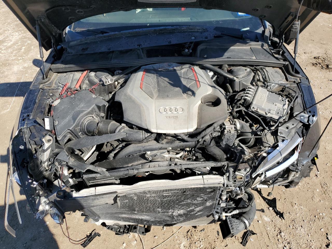 2018 Audi RS5 VIN WAUY4GF51JN015465 Copart auction photo, front end / rear end damage thumbnail 13
