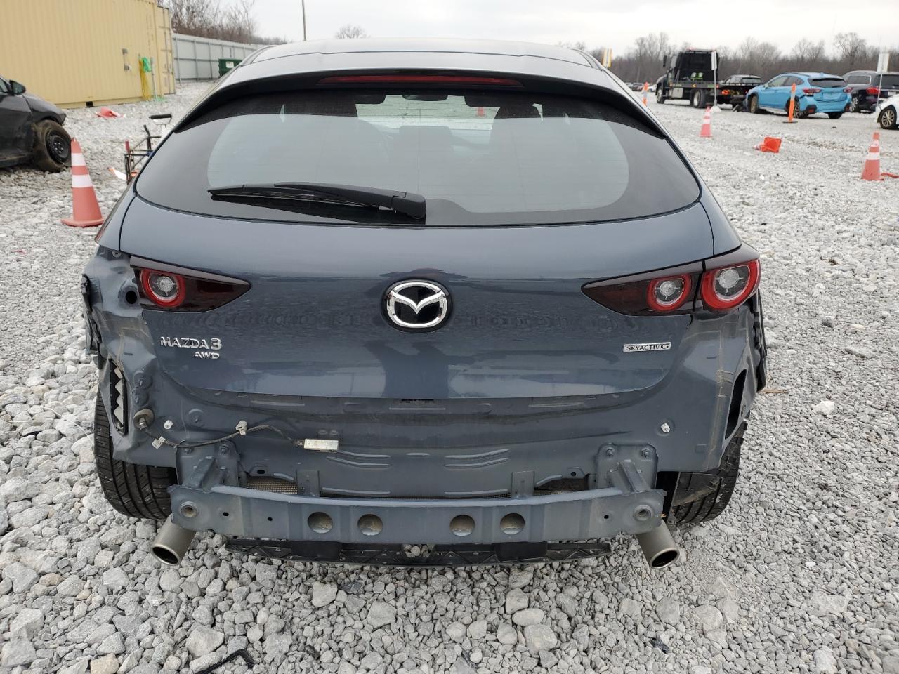 2024 Mazda 3 VIN JM1BPBLM6R1654636 Copart auction photo, rear end damage thumbnail 6