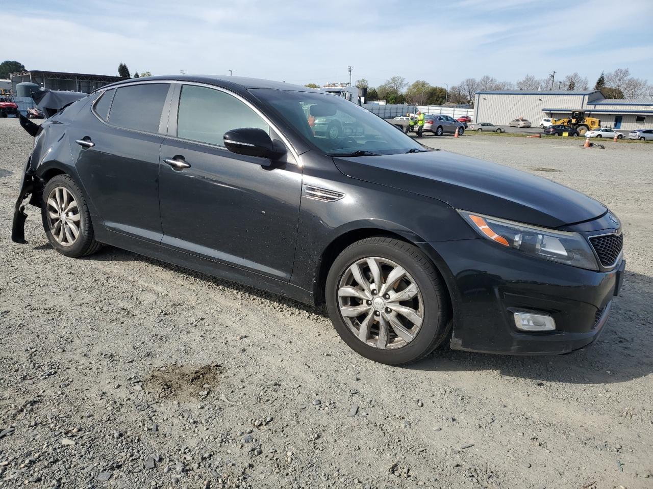 2015 KIA Optima VIN 5XXGN4A74FG414635 Copart auction photo, rear end / front end damage thumbnail 4