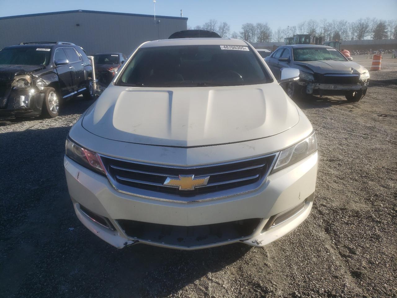 2014 Chevrolet Impala VIN 1G1155S34EU122606 Copart auction photo, side / front end damage thumbnail 5