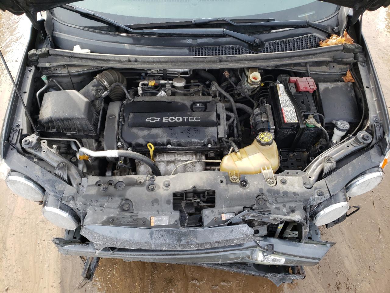 2013 Chevrolet Sonic VIN 1G1JC5SH7D4132210 Copart auction photo, front end damage thumbnail 11