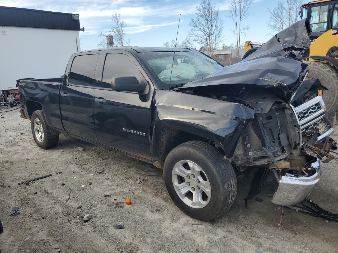 2014 Chevrolet Silverado VIN 1GCUKRECXEF196715 Copart auction photo, front end / side damage thumbnail 4