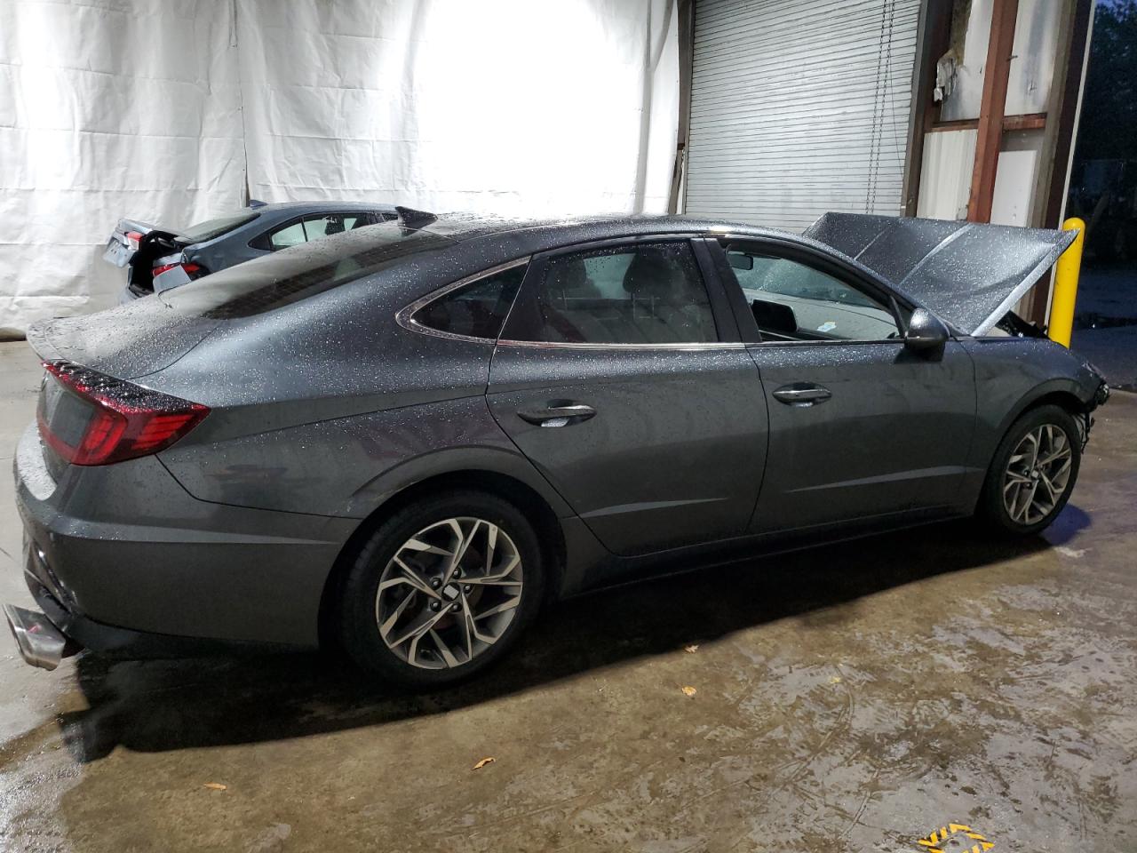 2023 Hyundai Sonata VIN KMHL64JA5PA277849 Copart auction photo, front end damage thumbnail 3