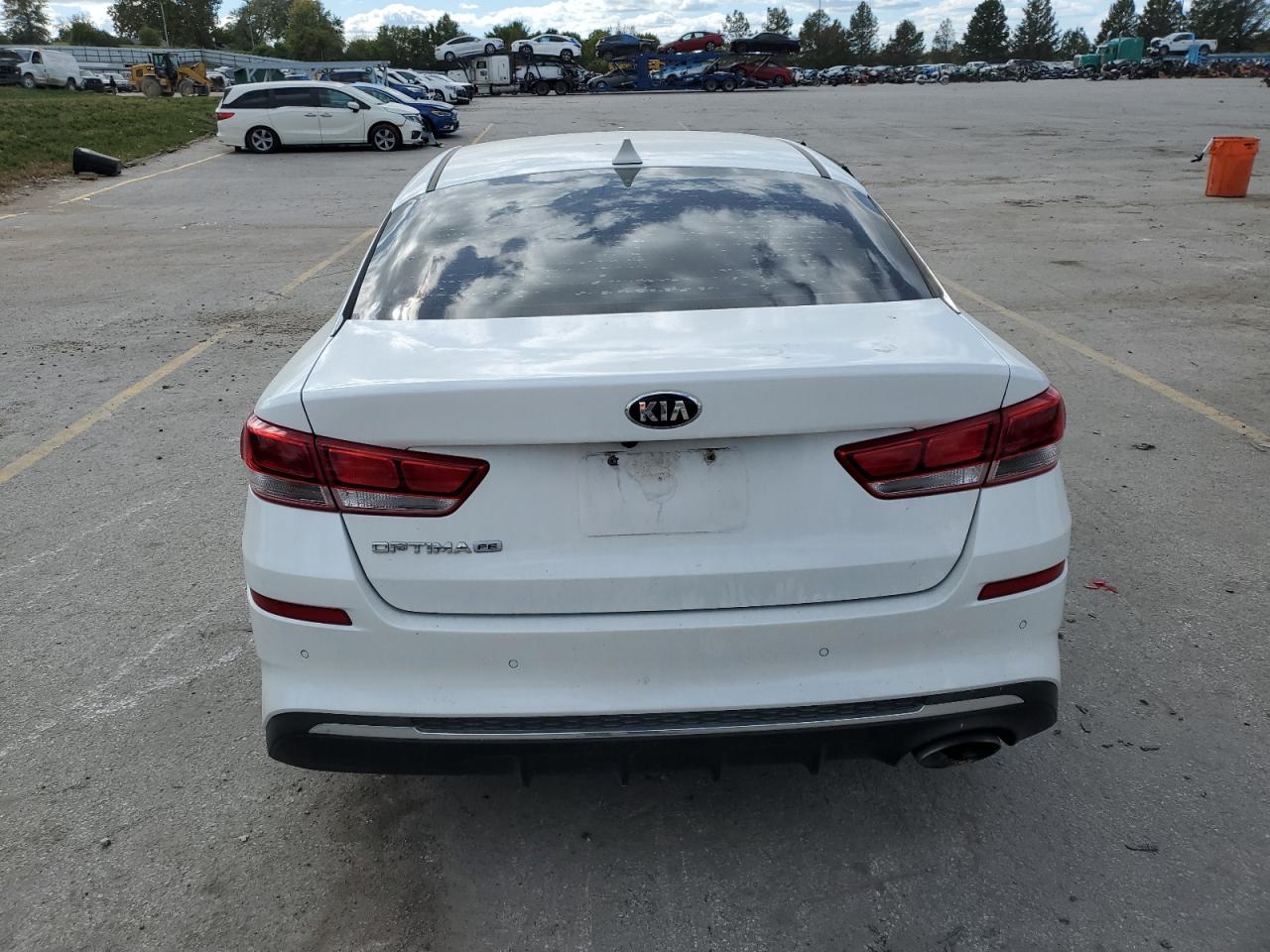 2019 KIA Optima VIN 5XXGT4L38KG309199 Copart auction photo, side damage thumbnail 6