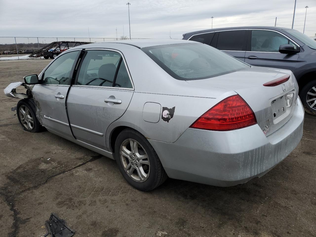 2006 Honda Accord VIN 1HGCM567X6A073030 Copart auction photo, front end / side damage thumbnail 2